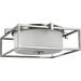Progress Lighting Chadwick Collection Two-Light Brushed Nickel 15-3/8 Inch Flush Mount (P350171-009)