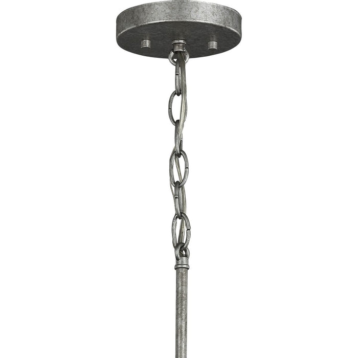 Progress Lighting Chambers Collection Galvanized One-Light Mini-Pendant (P500281-141)