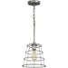Progress Lighting Chambers Collection Galvanized One-Light Mini-Pendant (P500281-141)