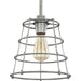 Progress Lighting Chambers Collection Galvanized One-Light Mini-Pendant (P500281-141)