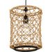 Progress Lighting Chandra Collection 60W One-Light Mini-Pendant Matte Black (P500419-31M)