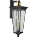 Progress Lighting Chatsworth Collection Black Three-Light Large Wall Lantern (P560184-031)