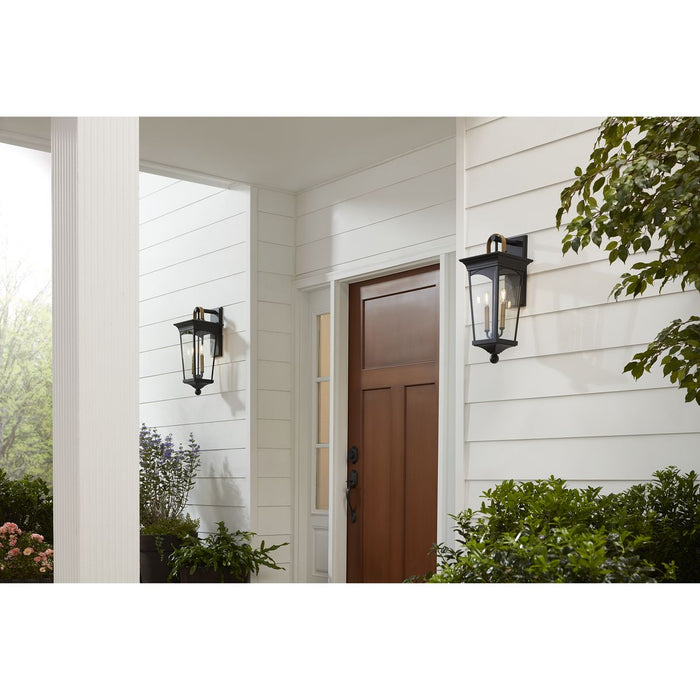 Progress Lighting Chatsworth Collection Black Two-Light Medium Wall Lantern (P560183-031)