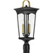 Progress Lighting Chatsworth Collection Black Two-Light Post Lantern (P540067-031)