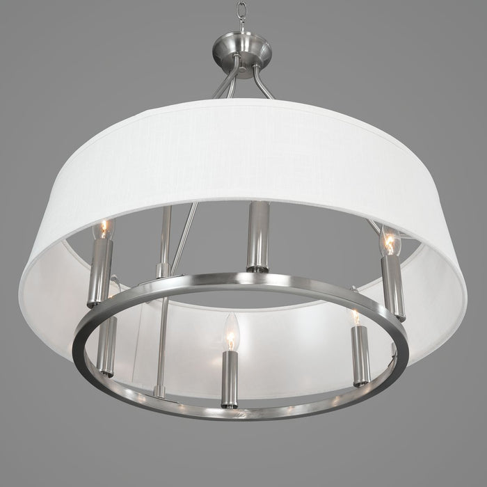 Progress Lighting Cherish Collection Six-Light Chandelier (P4618-09)