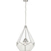 Progress Lighting Cinq Collection Brushed Nickel Three-Light Pendant (P5322-09)