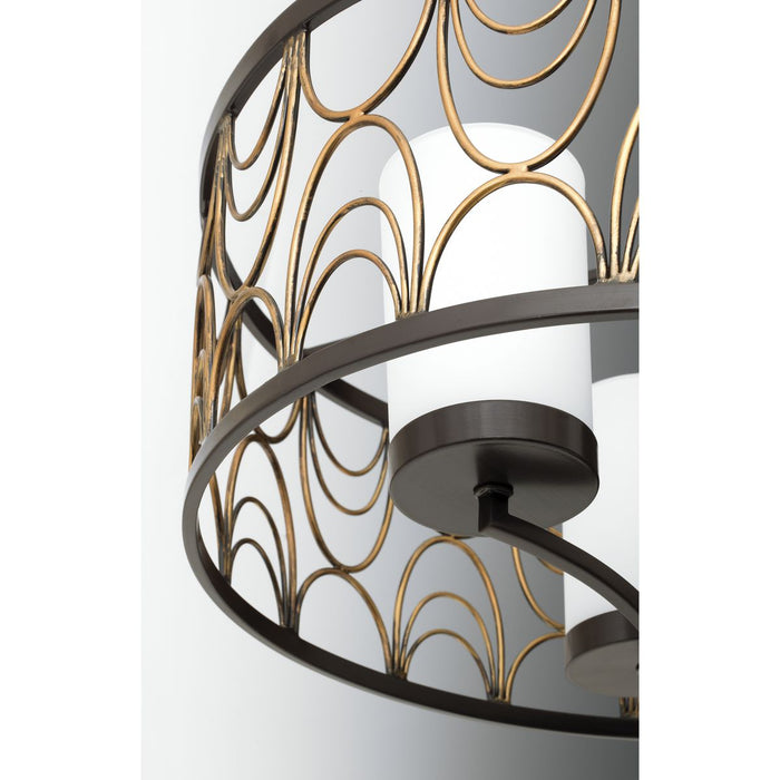 Progress Lighting Cirrine Collection Three-Light Chandelier (P4699-20)
