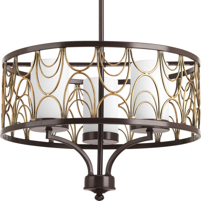 Progress Lighting Cirrine Collection Three-Light Chandelier (P4699-20)