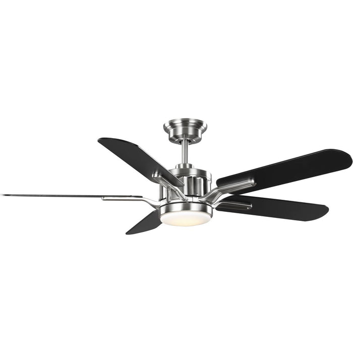 Progress Lighting Claret Collection 54 Inch 5-Blade Ceiling Fan With Light (P250007-009-30)