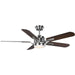 Progress Lighting Claret Collection 54 Inch 5-Blade Ceiling Fan With Light (P250007-009-30)