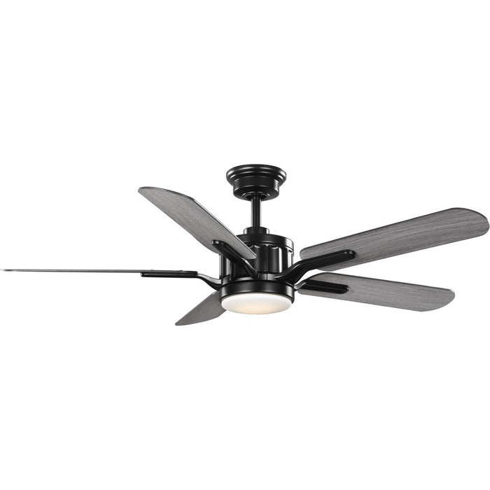 Progress Lighting Claret Collection 54 Inch 5-Blade Ceiling Fan With Light (P250007-031-30)