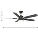 Progress Lighting Claret Collection 54 Inch 5-Blade Ceiling Fan With Light (P250007-031-30)