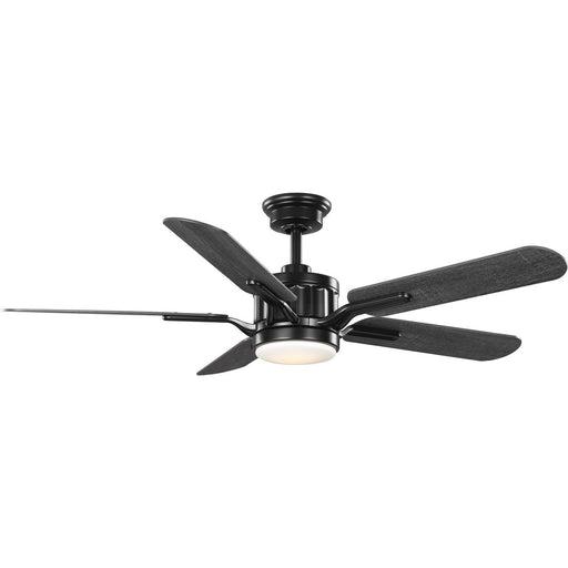 Progress Lighting Claret Collection 54 Inch 5-Blade Ceiling Fan With Light (P250007-031-30)