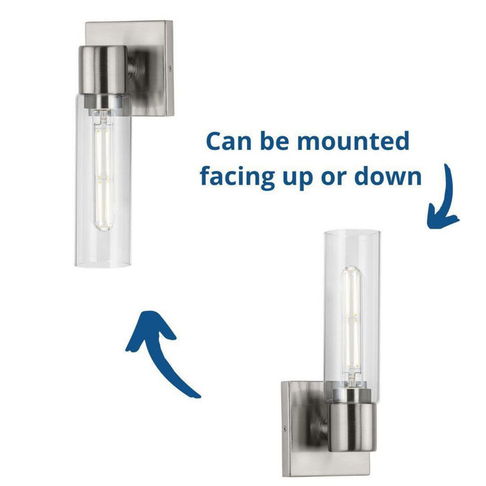 Progress Lighting Clarion Collection 1 Light 60W Medium Base Bath And Vanity Fixture (P300299-009)