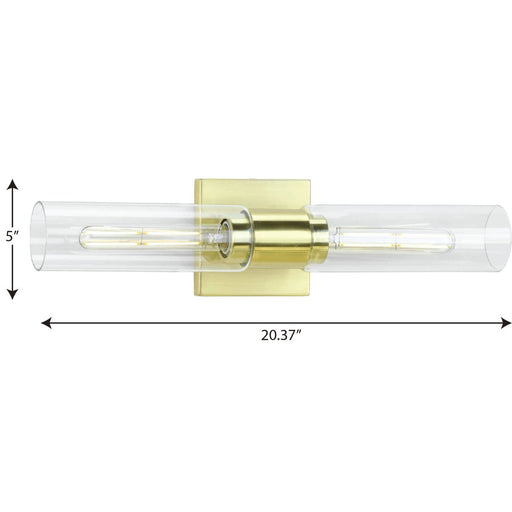 Progress Lighting Clarion Collection 2 Light 60W Medium Base Bath And Vanity Fixture (P300300-012)