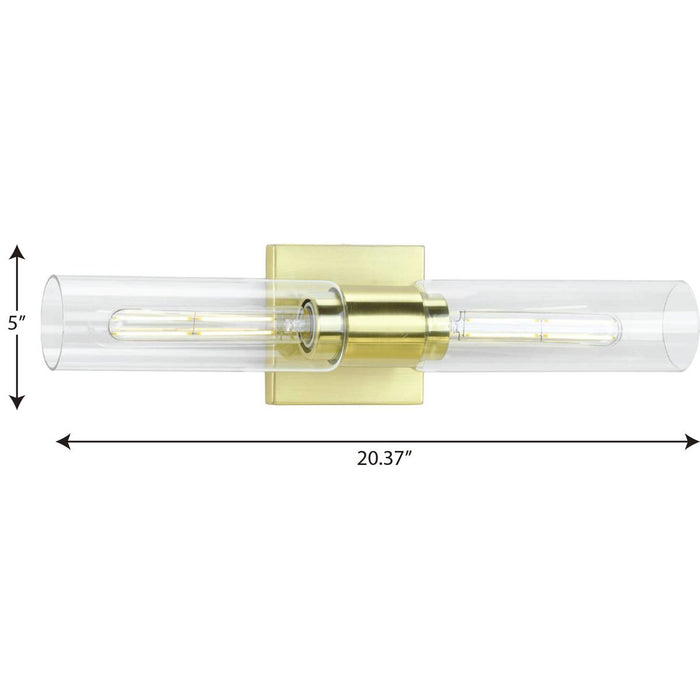 Progress Lighting Clarion Collection 2 Light 60W Medium Base Bath And Vanity Fixture (P300300-012)