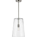 Progress Lighting Clarion Collection Brushed Nickel One-Light Medium Pendant (P500242-009)