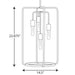 Progress Lighting Clarion Collection Brushed Nickel One-Light Medium Pendant (P500242-009)