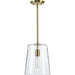 Progress Lighting Clarion Collection Satin Brass One-Light Small Pendant (P500241-012)
