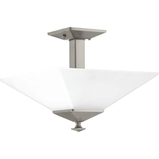 Progress Lighting Clifton Heights Collection 12-3/4 Inch Two-Light Semi-Flush (P350107-009)