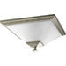 Progress Lighting Clifton Heights Collection Brushed Nickel Two-Light 15 Inch Flush Mount (P3852-09)