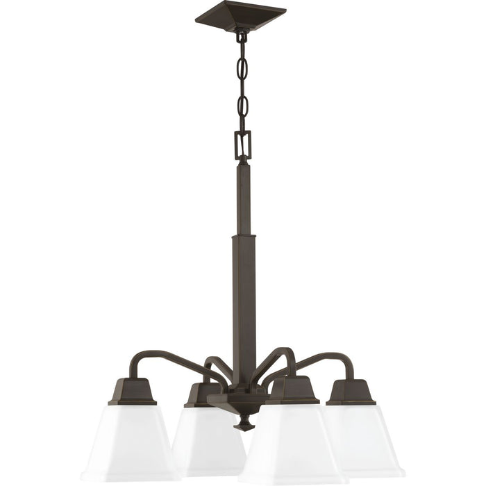 Progress Lighting Clifton Heights Collection Four-Light Chandelier (P400118-020)