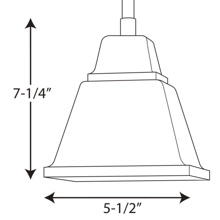 Progress Lighting Clifton Heights Collection One-Light Mini-Pendant (P500125-020)