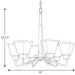 Progress Lighting Clifton Heights Collection Six-Light Chandelier (P400119-009)