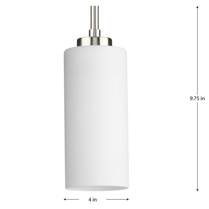 Progress Lighting Cofield Collection 60W One-Light Mini-Pendant Brushed Nickel (P500404-009)