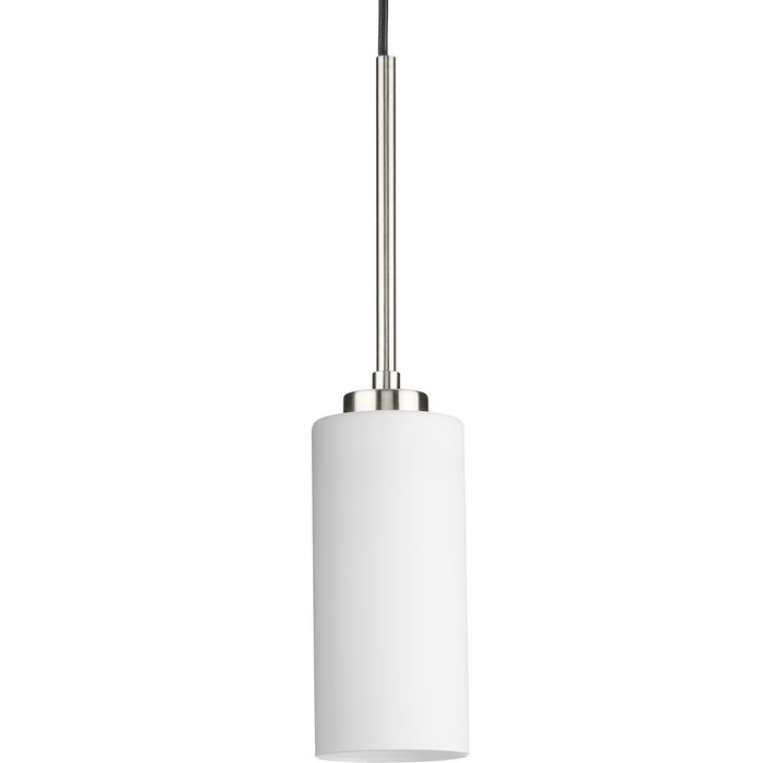 Progress Lighting Cofield Collection 60W One-Light Mini-Pendant Brushed Nickel (P500404-009)