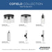 Progress Lighting Cofield Collection 60W One-Light Mini-Pendant Matte Black (P500403-31M)