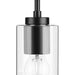 Progress Lighting Cofield Collection 60W One-Light Mini-Pendant Matte Black (P500403-31M)