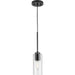 Progress Lighting Cofield Collection 60W One-Light Mini-Pendant Matte Black (P500403-31M)