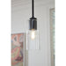 Progress Lighting Cofield Collection 60W One-Light Mini-Pendant Matte Black (P500403-31M)