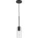 Progress Lighting Cofield Collection 60W One-Light Mini-Pendant Matte Black (P500403-31M)