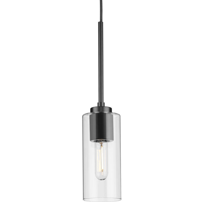 Progress Lighting Cofield Collection 60W One-Light Mini-Pendant Matte Black (P500403-31M)