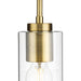 Progress Lighting Cofield Collection 60W One-Light Mini-Pendant Vintage Brass (P500403-163)