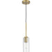 Progress Lighting Cofield Collection 60W One-Light Mini-Pendant Vintage Brass (P500403-163)