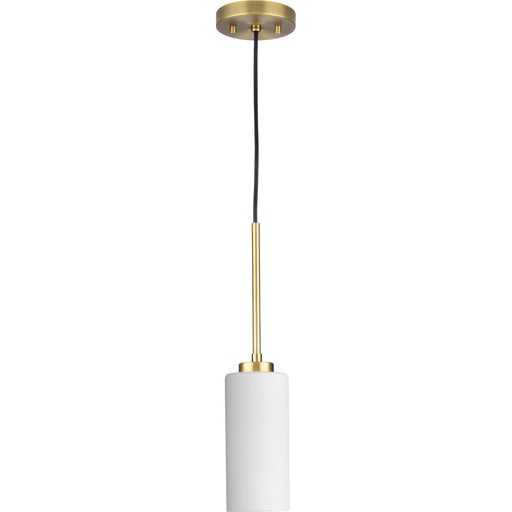 Progress Lighting Cofield Collection 60W One-Light Mini-Pendant Vintage Brass (P500404-163)