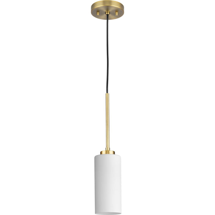 Progress Lighting Cofield Collection 60W One-Light Mini-Pendant Vintage Brass (P500404-163)