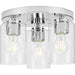 Progress Lighting Cofield Collection 60W Three-Light Flush Mount Fixture Polished Chrome (P350237-015)