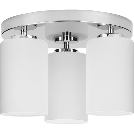 Progress Lighting Cofield Collection 60W Three-Light Flush Mount Fixture Polished Chrome (P350238-015)