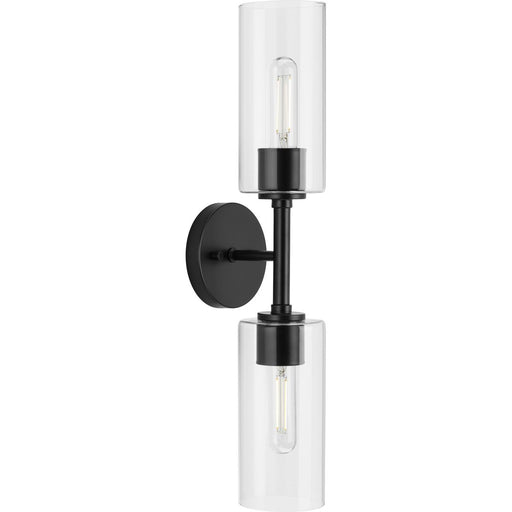 Progress Lighting Cofield Collection 60W Two-Light Wall Bracket Matte Black (P710115-31M)