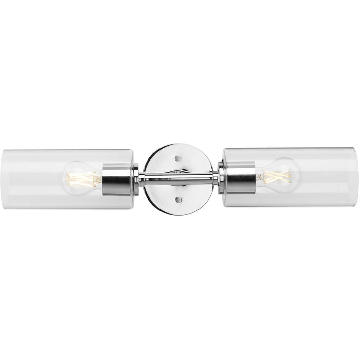 Progress Lighting Cofield Collection 60W Two-Light Wall Bracket Polished Chrome (P710115-015)