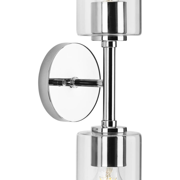 Progress Lighting Cofield Collection 60W Two-Light Wall Bracket Polished Chrome (P710115-015)