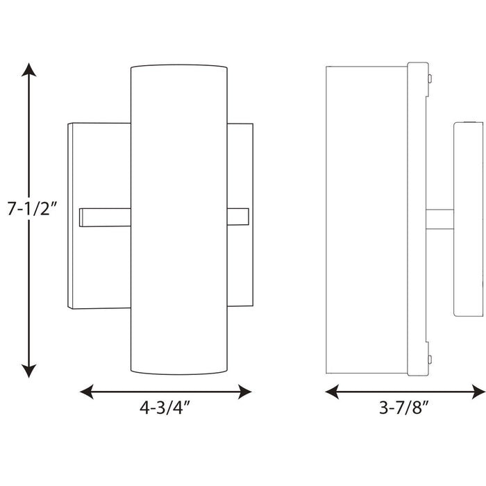 Progress Lighting Colonnade LED Collection One-Light LED Bath And Vanity 3000K (P300185-009-30)