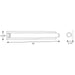 Progress Lighting Concourse One-Light 36 Inch Bath 3000K (P300094-009-30)