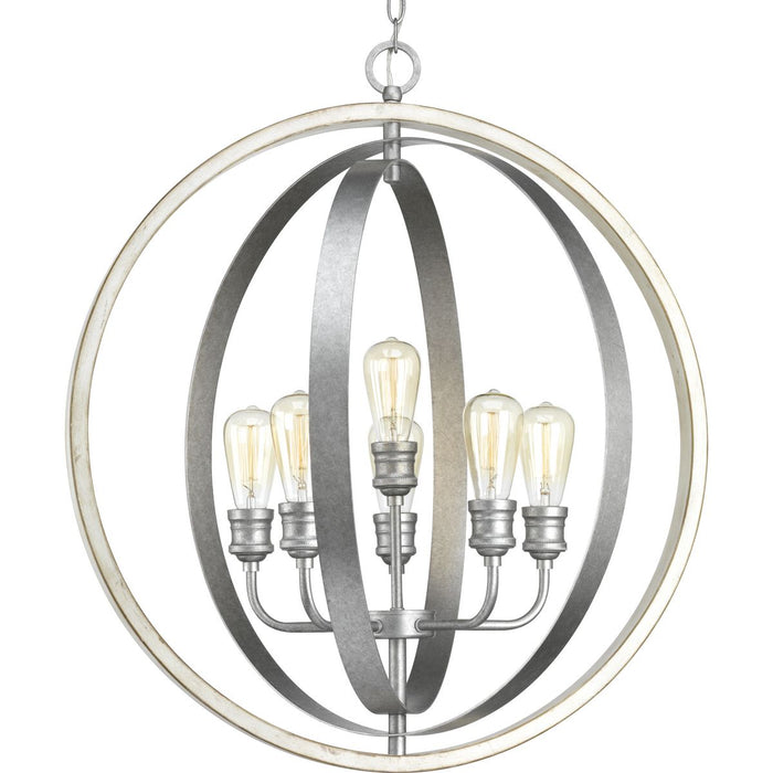 Progress Lighting Conestee Collection Six-Light Pendant (P500094-141)