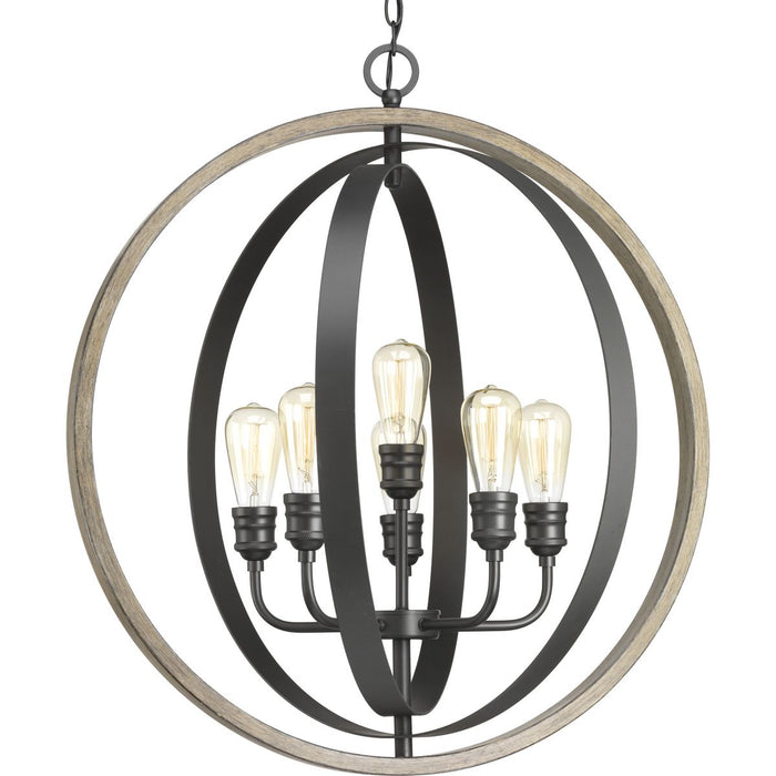 Progress Lighting Conestee Collection Six-Light Pendant (P500094-143)