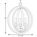 Progress Lighting Conestee Collection Three-Light Pendant (P500093-143)